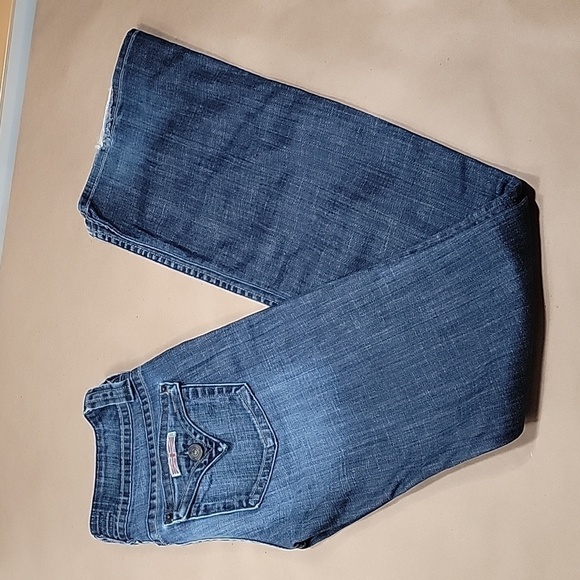 Hudson Size Unknown Bootcut / Flare Leg, Button Pocket, Low Rise Blue Jeans - Picture 1 of 13